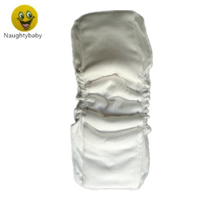 Organic cotton 5 Layers Reusable Washable Baby Cloth Diaper Babies Nappies Infant Pads Nappy Inserts