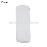 Wholesale Baby 4 Layer Cloth Diaper Insert Bamboo Fiber Diaper Nappy 2 Layer Microfiber Inner13.5*35cm Cloth Nappy Liner