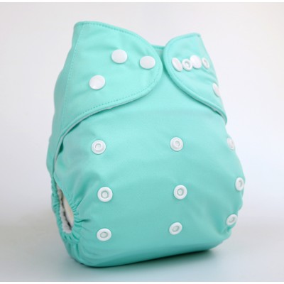 Bamboo solid color cloth diaper, with reusable and washable cloth insert diaper