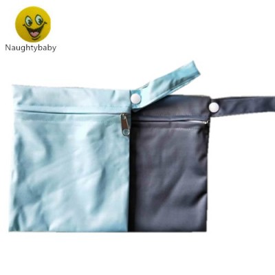 Best waterproof reusable single pocket wetbag menstrual pads bag sanitary pads bag nursing pads stroller you choose color