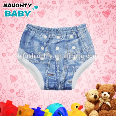 Naughtybaby Reusable One Size PUL Bamboo Waterproof potty Training Pants washable baby nappy pants