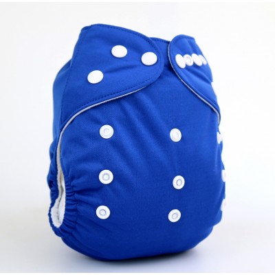 Wholesaling blue cloth diaper, blue color nappy with blue baby nappy