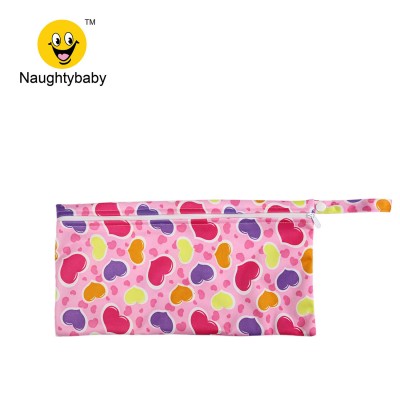 Waterproof portable sanitary pad wet bag, menstrual pad wet bag