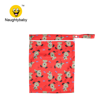 Naughtybaby hot selling hanging washable reusable baby diaper wet bag/ waterproof wet bag